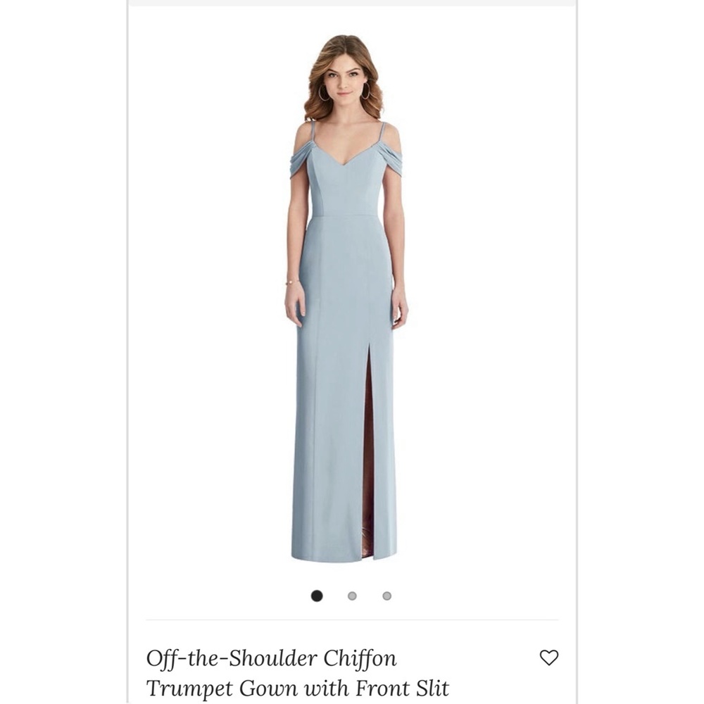 After Six Mist Liz Chiffon Dress